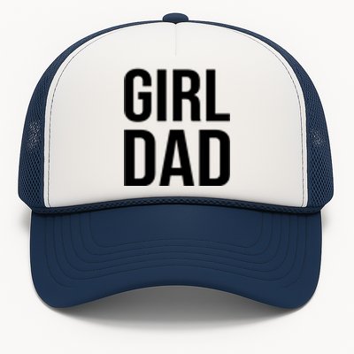 Girl Dad Pocket Print Daddy Papa Father's Day Trucker Hat