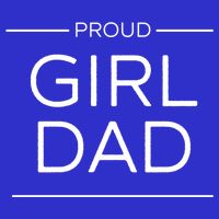 Girl Dad Proud Girl Dad Outnumbered Girl Dad Gift 16 in Basic Backpack