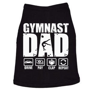 Gymnast Dad Proud Gymnastics Father Humor Doggie Tank