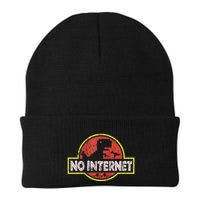 Geeky Dinosaur Pixel Art Nerdy Computer Programming Geeks Knit Cap Winter Beanie