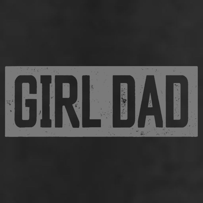 Girl Dad Proud Father of Girl Fathers Day Vintage Beanie