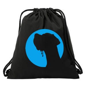 Great Dane profile Drawstring Bag