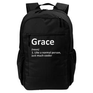 Grace Definition Personalized Name Funny Birthday Gift Idea Daily Commute Backpack