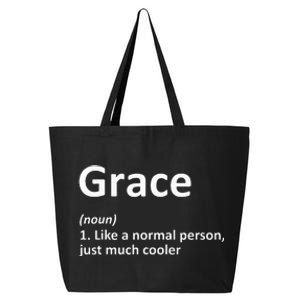 Grace Definition Personalized Name Funny Birthday Gift Idea 25L Jumbo Tote