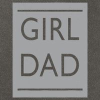 Girl Dad Proud Father Of Girl Dad Cotton Canvas Backpack