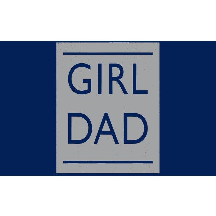 Girl Dad Proud Father Of Girl Dad Bumper Sticker