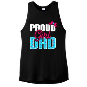 Girl Dad Proud Girl Dad Quote For Father Of A Girl Ladies PosiCharge Tri-Blend Wicking Tank