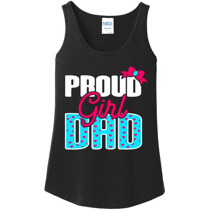 Girl Dad Proud Girl Dad Quote For Father Of A Girl Ladies Essential Tank