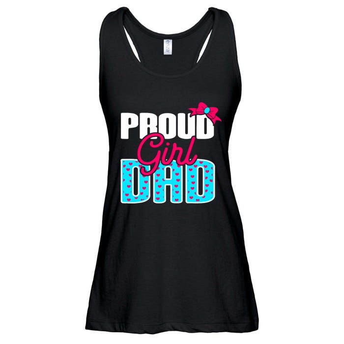 Girl Dad Proud Girl Dad Quote For Father Of A Girl Ladies Essential Flowy Tank