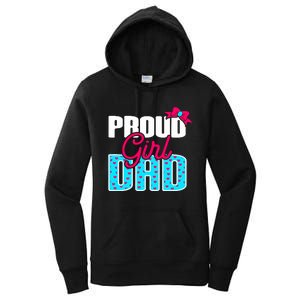 Girl Dad Proud Girl Dad Quote For Father Of A Girl Women's Pullover Hoodie