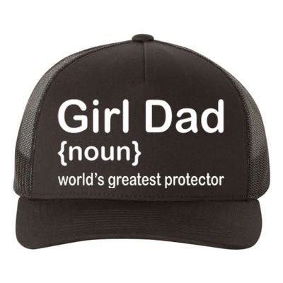 Girl Dad Proud Father Of Girl Dad Fun Fathers Yupoong Adult 5-Panel Trucker Hat