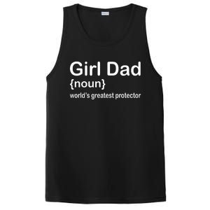 Girl Dad Proud Father Of Girl Dad Fun Fathers PosiCharge Competitor Tank