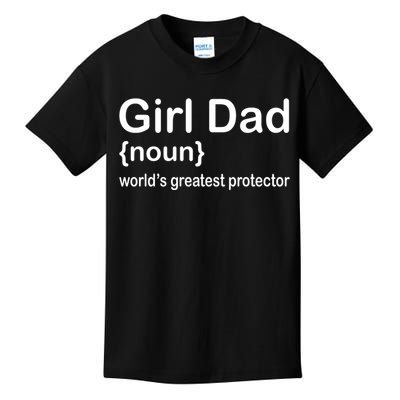 Girl Dad Proud Father Of Girl Dad Fun Fathers Kids T-Shirt