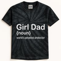 Girl Dad Proud Father Of Girl Dad Fun Fathers Kids Tie-Dye T-Shirt