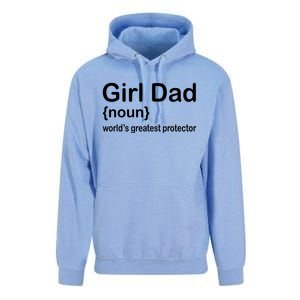 Girl Dad Proud Father Of Girl Dad Fun Fathers Unisex Surf Hoodie