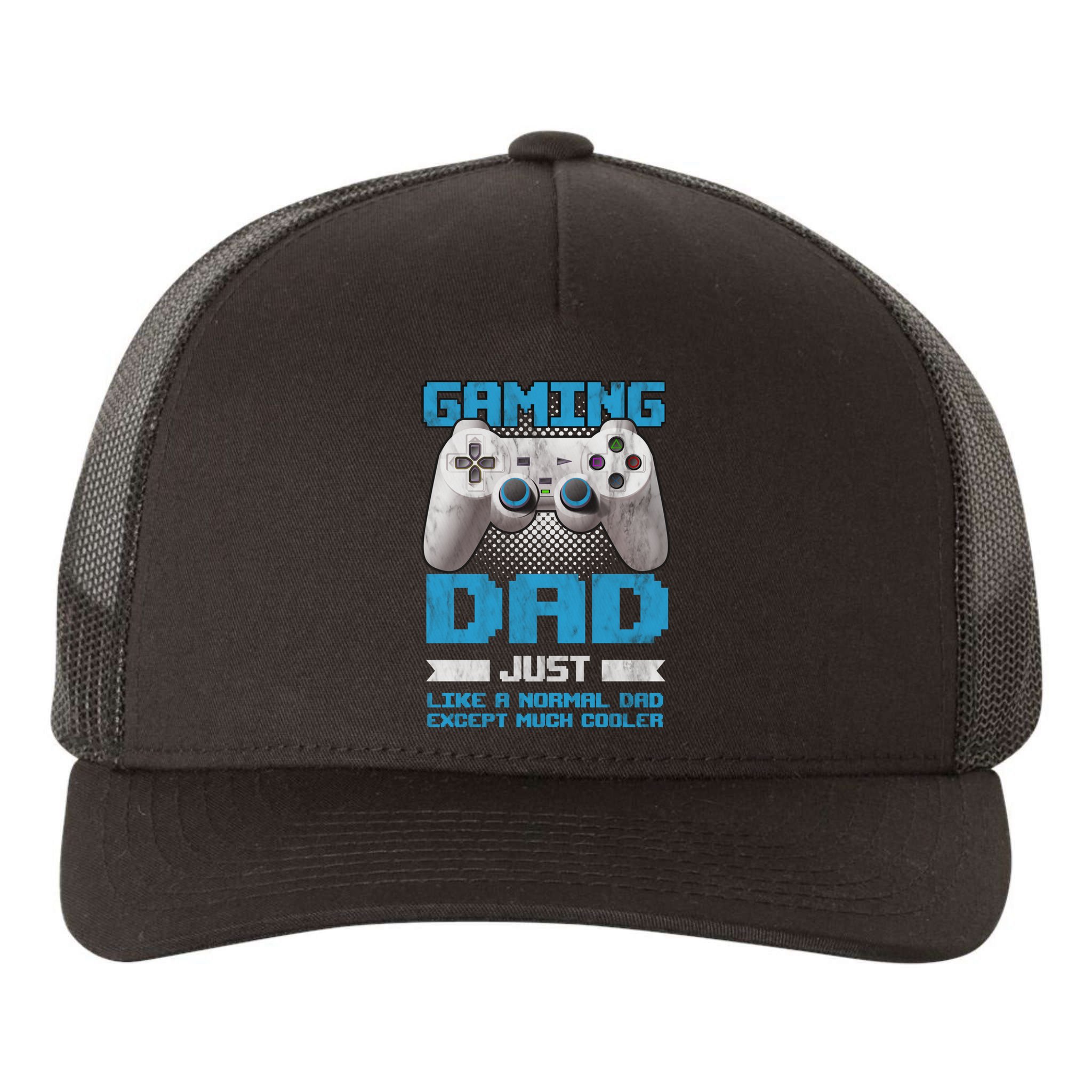 Gaming Dad Papa Daddy Dad Fatherhood Fathers Day Cool Gift Yupoong Adult 5-Panel Trucker Hat
