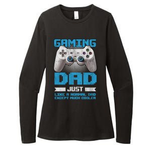 Gaming Dad Papa Daddy Dad Fatherhood Fathers Day Cool Gift Womens CVC Long Sleeve Shirt