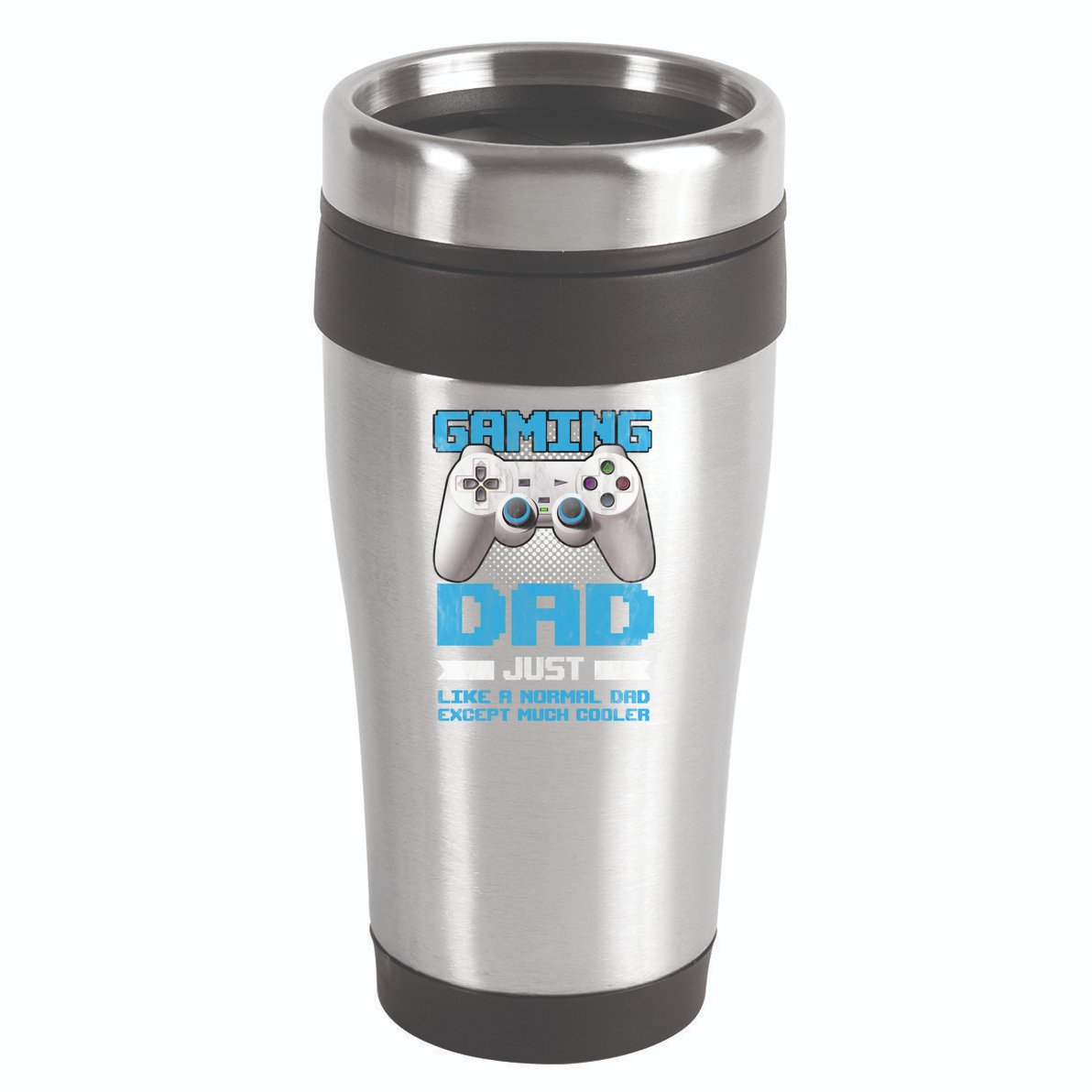 Gaming Dad Papa Daddy Dad Fatherhood Fathers Day Cool Gift 16oz Travel Tumbler