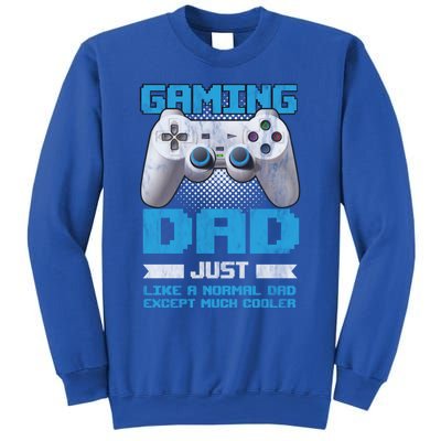 Gaming Dad Papa Daddy Dad Fatherhood Fathers Day Cool Gift Sweatshirt