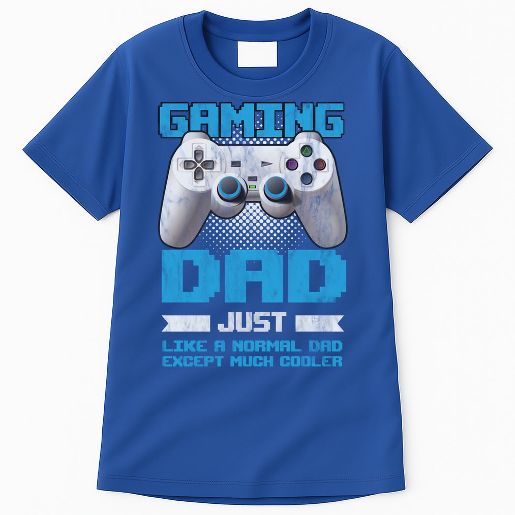 Gaming Dad Papa Daddy Dad Fatherhood Fathers Day Cool Gift Tall T-Shirt