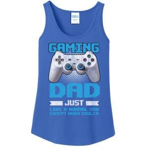 Gaming Dad Papa Daddy Dad Fatherhood Fathers Day Cool Gift Ladies Essential Tank