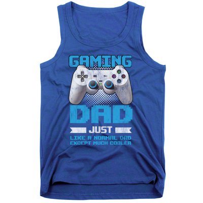 Gaming Dad Papa Daddy Dad Fatherhood Fathers Day Cool Gift Tank Top