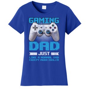 Gaming Dad Papa Daddy Dad Fatherhood Fathers Day Cool Gift Women's T-Shirt