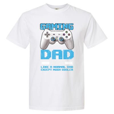 Gaming Dad Papa Daddy Dad Fatherhood Fathers Day Cool Gift Garment-Dyed Heavyweight T-Shirt