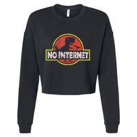 Geeky Dinosaur Pixel Art Nerdy Computer Programming Geeks Cropped Pullover Crew