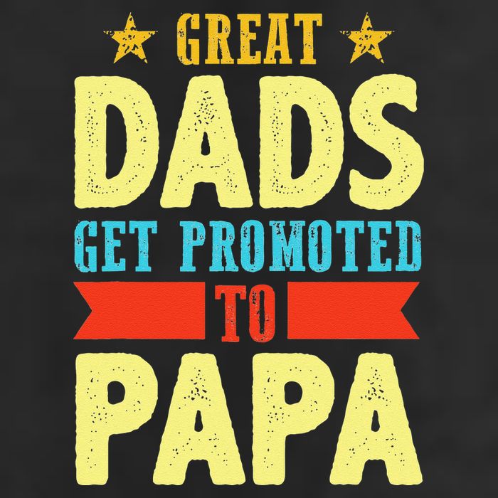 Great Dads Promoted To Papa Dad Daddy Father Stepdad Poppa 7 Panel Mesh Trucker Snapback Hat