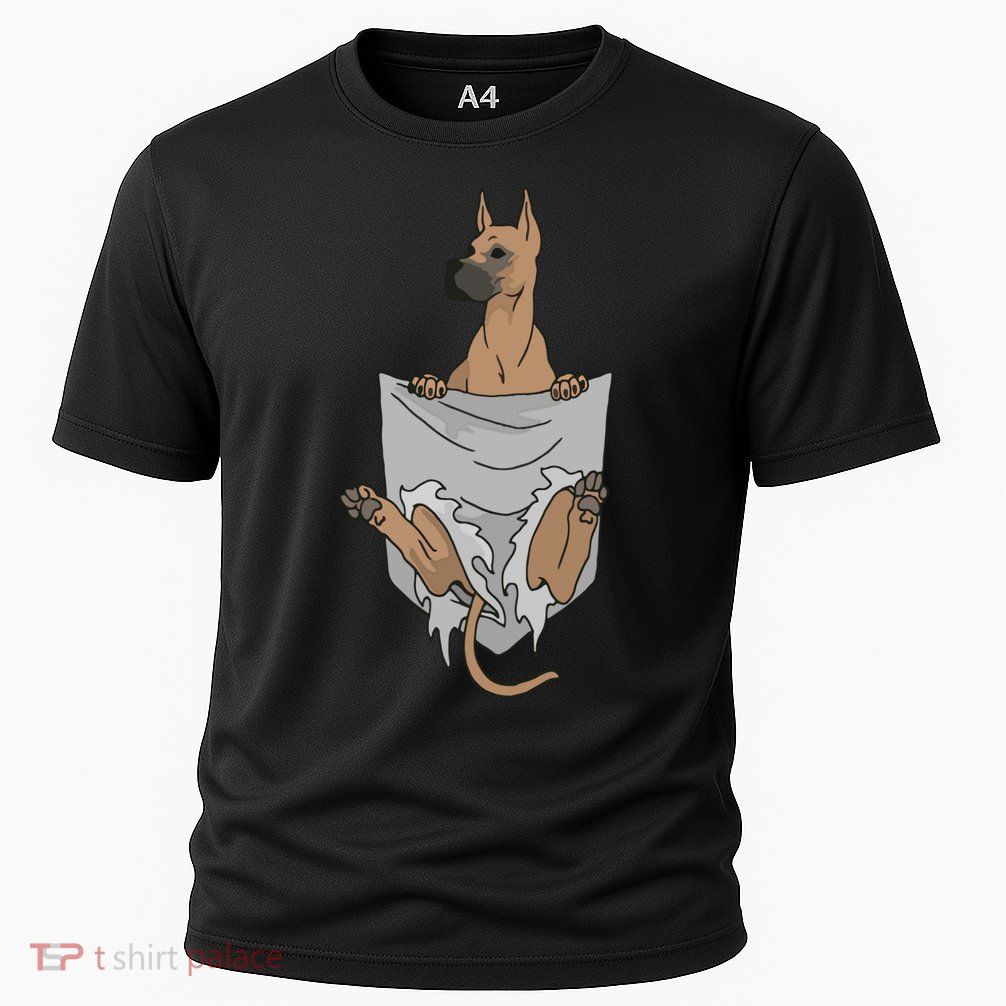 Great Dane Pocket Funny Great Dane Performance Shirt