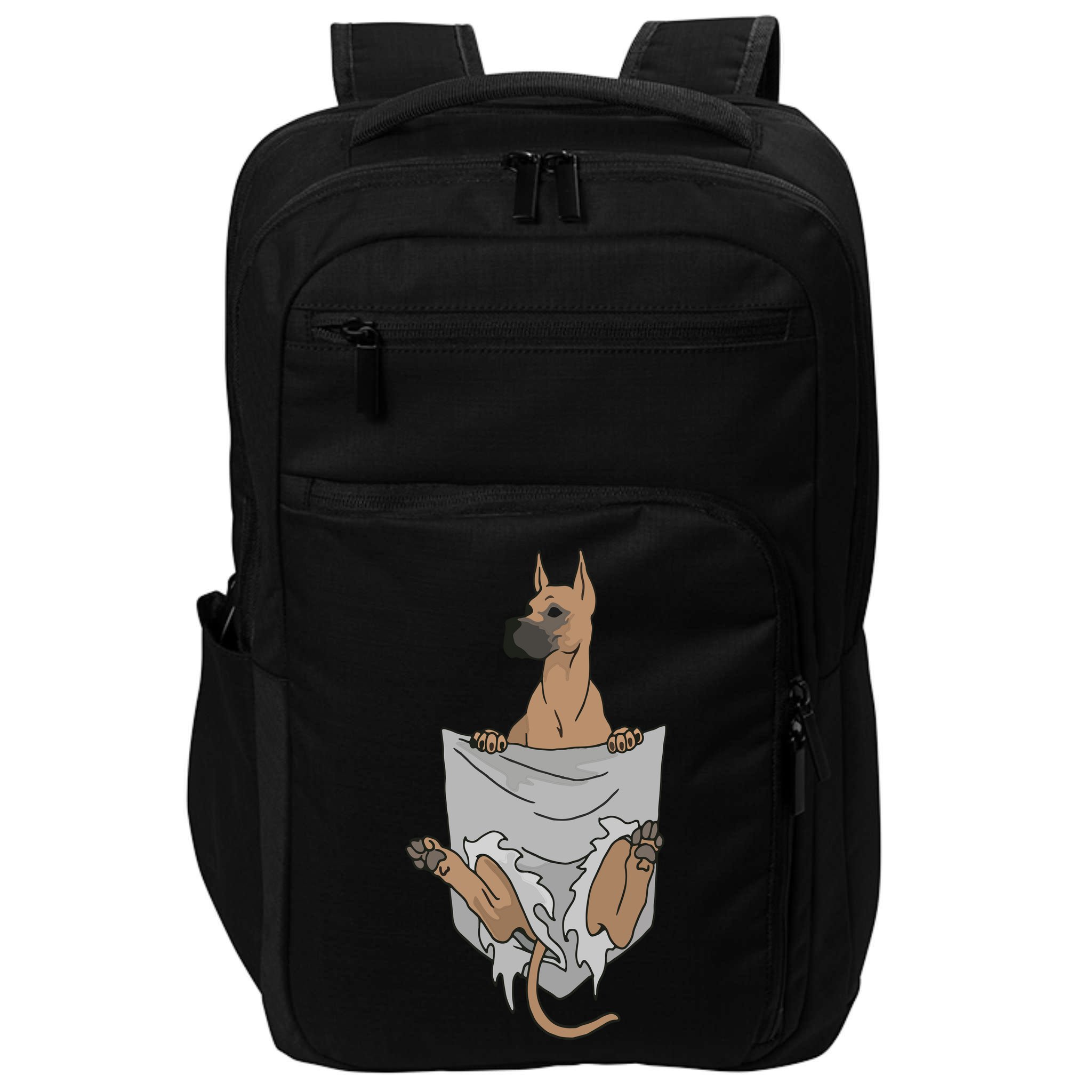 Great Dane Pocket Funny Great Dane Impact Tech Backpack