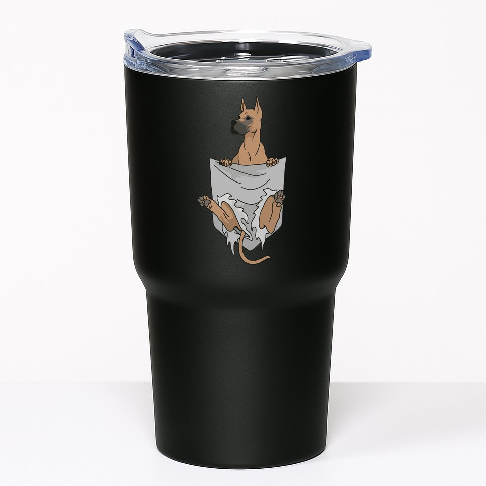 Great Dane Pocket Funny Great Dane Tumbler
