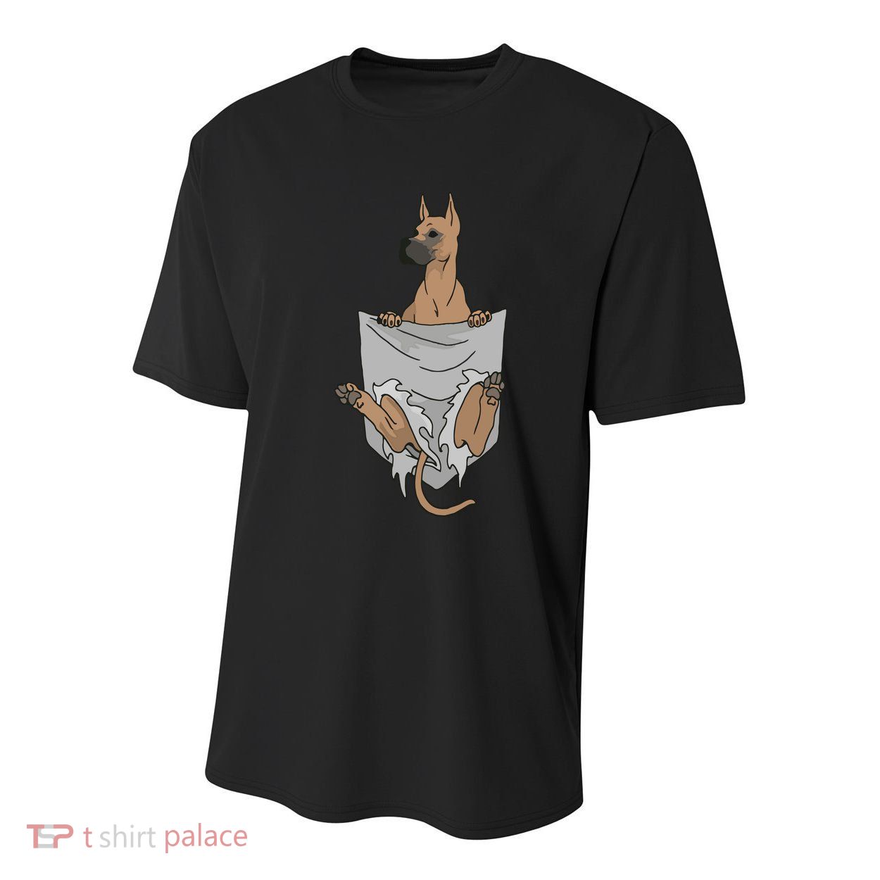 Great Dane Pocket Funny Great Dane Youth Performance Sprint T-Shirt