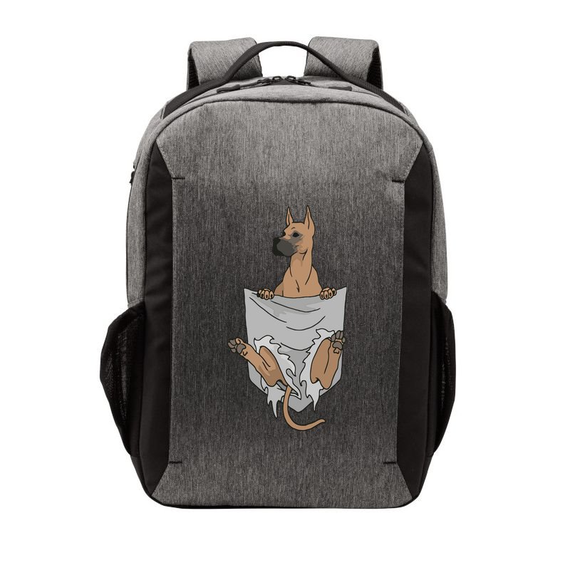 Great Dane Pocket Funny Great Dane Vector Backpack