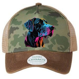 Great Dane Pop Art Great Dane Lovers Legacy Tie Dye Trucker Hat