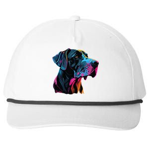 Great Dane Pop Art Great Dane Lovers Snapback Five-Panel Rope Hat