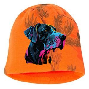 Great Dane Pop Art Great Dane Lovers Kati - Camo Knit Beanie