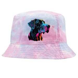 Great Dane Pop Art Great Dane Lovers Tie-Dyed Bucket Hat