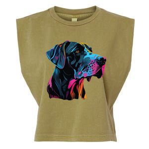 Great Dane Pop Art Great Dane Lovers Garment-Dyed Women's Muscle Tee