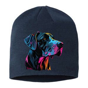 Great Dane Pop Art Great Dane Lovers Sustainable Beanie