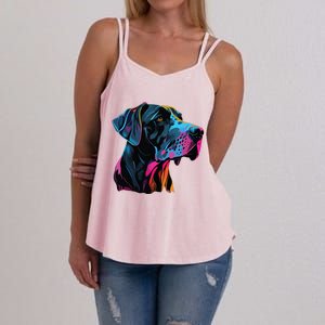 Great Dane Pop Art Great Dane Lovers Women's Strappy Tank