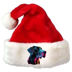 Great Dane Pop Art Great Dane Lovers Premium Christmas Santa Hat