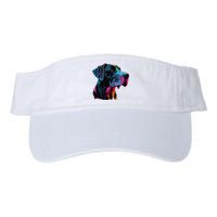 Great Dane Pop Art Great Dane Lovers Valucap Bio-Washed Visor