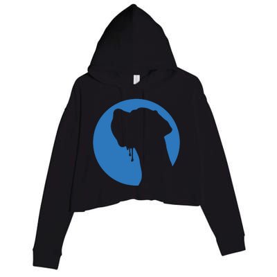 Great Dane Profile Crop Fleece Hoodie