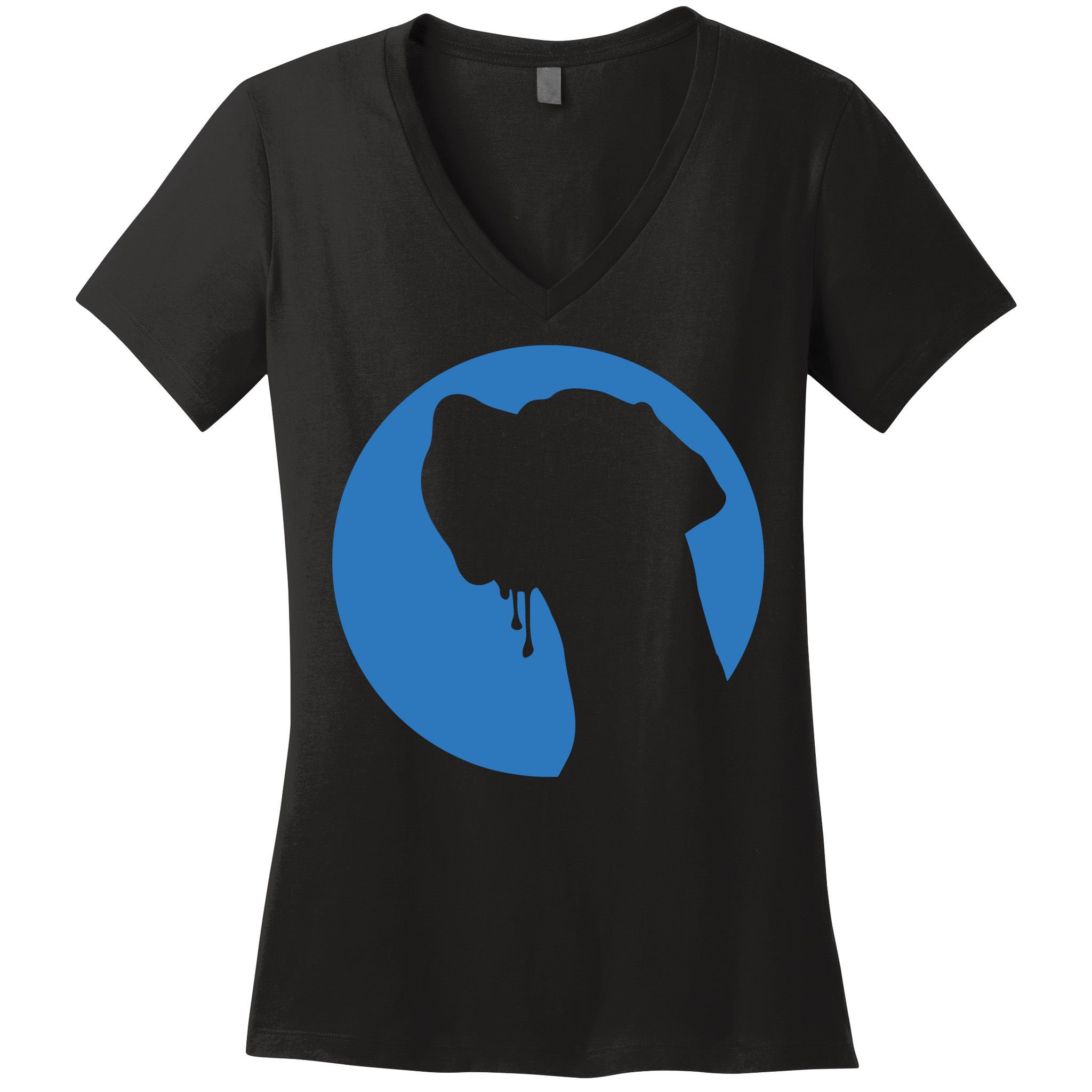 Great Dane Profile Women's V-Neck T-Shirt