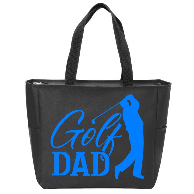 Golf Dad Quote Classic Father's Day Gift For Dad Zip Tote Bag