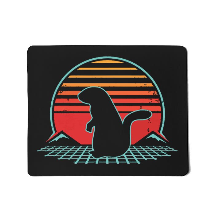 Groundhog Day Retro Vintage 80s Style Gift Mousepad