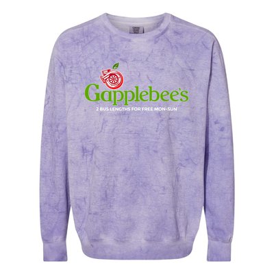 Gapplebees Drag Racing Gapped American Muscle Gift Colorblast Crewneck Sweatshirt