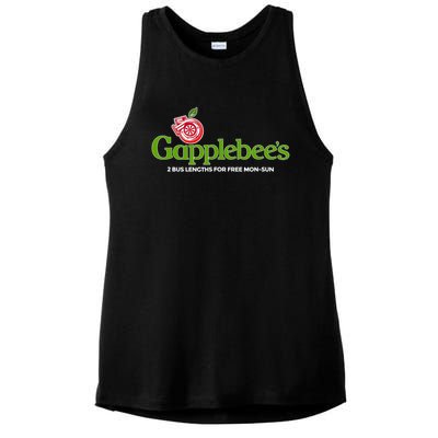 Gapplebees Drag Racing Gapped American Muscle Gift Ladies PosiCharge Tri-Blend Wicking Tank